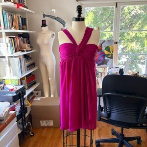 Single Dress in Vibrant Pink